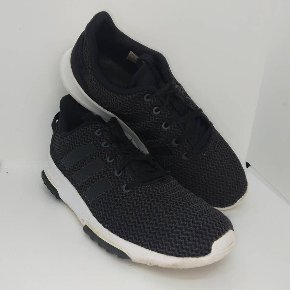 Adidas Cloudfoam Men's Pre-owned Black Lightweight Sneakers - sz. 9